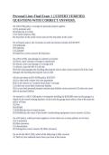Personal Lines Final Exam 1 &vert;&vert; EXPERT-VERIFIED QUESTIONS WITH CORRECT ANSWERS&period;