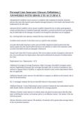 Personal Lines Insurance Glossary Definitions &vert;&vert; ANSWERED WITH ABSOLUTE ACCURACY&period;