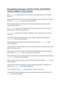 Personal lines insurance &vert;&vert; ELITE-LEVEL QUESTIONS WITH CORRECT SOLUTIONS&period;