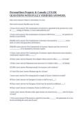 Personal lines Property & Casualty &vert;&vert; EXAM QUESTIONS WITH FULLY VERIFIED ANSWERS&period;