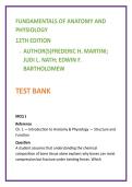 Anatomy & Physiology Test Bank &mdash; Martini A&P 12th Edition &vert; 20 NCLEX-Style MCQs per Chapter &mdash; Nursing A&P 2026