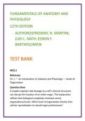 Comprehensive Anatomy & Physiology Test Bank &mdash; Martini A&P 12th Edition &vert; 20 NCLEX-Style MCQs&sol;Chapter &bull; Nursing A&P Test Bank 2026