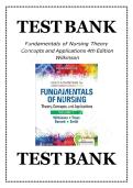 Fundamentals of Nursing&colon; Theory&comma; Concepts&comma; and Applications&comma; 4th Edition &ndash; Wilkinson&comma; Complete Test Bank