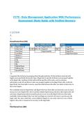 C170 Data Management Applications Performance Assessment &ndash; Western Governors University &lpar;WGU&rpar; Study Guide with Verified Answers