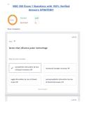 NSG 300 Exam 1 Questions with 100&percnt; Verified Answers UPDATED&excl;&excl;&excl;&period;