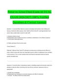 Power to Arrest Final Exam ACTUAL EXAM 2026&sol;2027&colon; 100&percnt; Verified Questions & Correct Answers