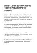 NURS 550 MIDTERM TEST SCRIPT 2026 FULL QUESTIONS ACCURATE RESPONSES CONFIRMED