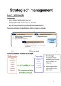 TEW&colon; Samenvatting Strategisch Management