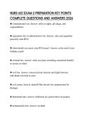 NURS 612 EXAM 2 PREPARATION KEY POINTS COMPLETE QUESTIONS AND ANSWERS 2026