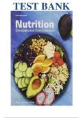 TEST BANK FOR NUTRITION&colon; CONCEPTS AND CONTROVERSIES&comma; 5TH EDITION&comma;SIZER