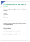 NURS 1141 questions exam 4 with precise solutions and rationales