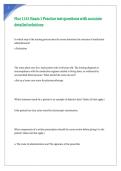 Nur 1141 Exam 1 Practice test questions with accurate detailed solutions
