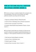 NURS 661 TEST BANK 2026 FULL QUESTIONS AND DETAILED ANSWERS GRADED A&plus;