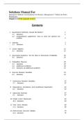 Quantitative Methods&colon; An Introduction for Business Management &ndash; 1st Edition by Paolo Brandimarte &vert; Complete Solutions Manual Chapters 1&ndash;14 with Appendices A&ndash;C