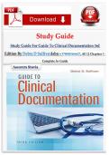 Test Bank For Guide To Clinical Documentation 3rd Edition By Debra D Sullivan Isbn &ndash; 9780803666627&comma; All 12 Chapters &vert;&vert; Complete A&plus; Guide