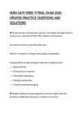 NURS 6675 WEEK 11 FINAL EXAM 2026 UPDATED PRACTICE QUESTIONS AND SOLUTIONS