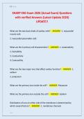 SHARP EKG Exam 2026 &lpar;Actual Exam&rpar; Questions  with verified Answers &lpar;Latest Update 2026&rpar;  UPDATE&excl;&excl; 