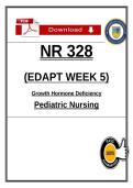 NR 328 EDAPT Week 5 2026 &vert; Growth Hormone Deficiency &vert; Pediatric Nursing