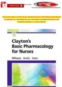 TEST BANK FOR CLAYTON'S BASIC PHARMACOLOGY FOR NURSES 19TH EDITION BY MICHELLE J&period; WILLIHNGANZ ALL CHAPTERS COVERED QUESTIONS AND ANSWERS GRADED A&plus; LATEST UPDATE