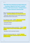 WGU D027 Exam Pathopharmacological Advanced  Foundations Objective Final Exam &vert; Complete  Questions with Correct Answers &vert; Verified Answers  &vert; Western Governors University 2026