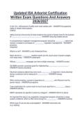 Updated ISA Arborist Certification  Written Exam Questions And Answers  2026&sol;2027 