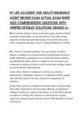 NY LIFE ACCIDENT AND HEALTH INSURANCE AGENT BROKER EXAM ACTUAL EXAM PAPER 2025 COMPREHENSIVE QUESTIONS WITH VERIFIED DETAILED SOLUTIONS GRADED A&plus;