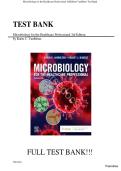 Test Bank - Microbiology for the Healthcare Professional 3rd Edition By Karin C&period; VanMeter&comma; Robert J&period; Hubert &vert; Verified Chapter's 1 - 25 &period;