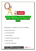 EMT 120 &vert; 100 Final Exam Questions &ndash; Medical & Trauma Assessment&comma; OB&sol;GYN&comma; CPR&comma; Shock Management &vert; UCLA