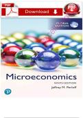 Test Bank for Microeconomics 9th Edition by Jeffrey M Perloff &vert; Real Exam Questions with Verified Correct Answers &vert; A&plus; Guaranteed Pass