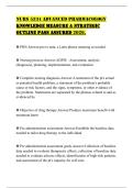 NURS 5334 ADVANCED PHARMACOLOGY KNOWLEDGE MEASURE & STRATEGIC OUTLINE PASS ASSURED 2026&period;