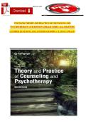 Theory and Practice of Counseling and Psychotherapy 11th Edition Test Bank&comma; Gerald Corey&comma; All Chapters Covered&comma; Latest Update&comma; Graded A&plus;