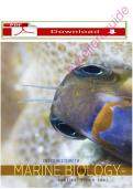 Test Bank for Introduction to Marine Biology 4th Edition by Karleskint &vert; Actual Exam Questions with Verified Correct Answers &vert; 100&percnt; Guaranteed Pass A&plus; Guide