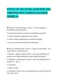 NYSTCE CST 245 ACTUAL EXAM PAPER 2026 QUESTIONS WITH COMPLETE SOLUTIONS GRADED A&plus;