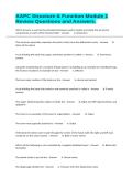 AAPC Structure & Function Module 1 Review Questions and Answers&period;