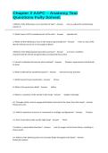 Chapter 2 AAPC &ndash; Anatomy Test Questions Fully Solved&period;