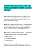 NYSTCE CST 245 PRACTICE SOLUTION 2026 TESTED QUESTIONS WITH EXPERT SOLUTIONS GRADED A&plus;