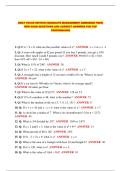 GMAT FOCUS EDITION &lpar;GRADUATE MANAGEMENT ADMISSION TEST&rpar; NEW EXAM QUESTIONS AND CORRECT ANSWERS FOR TOP PERFORMANCE