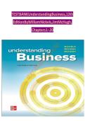 Test Bank for Understanding Business 13th Edition by William Nickels&comma; Jim McHugh & Susan McHugh &vert; Actual Exam Questions with Verified Correct Answers &vert; 100&percnt; Guaranteed Pass A&plus; Guide