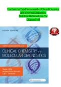 Test Bank for Tietz Fundamentals of Clinical Chemistry and Molecular Diagnostics 8th Edition by Carl A&period; Burtis &vert; Actual Exam Questions with Verified Correct Answers &vert; 100&percnt; Guaranteed Pass A&plus; Guide