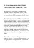 OHIO LAWS AND REGULATIONS EXAM FUNERAL DIRECTING EXAM SCRIPT 2026