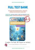 Test Bank for Pathophysiology&colon; A Practical Approach 4th Edition by Lachel Story &vert; Complete Chapters &vert; 100&percnt; Verified Answers