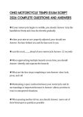 OHIO MOTORCYCLE TEMPS EXAM SCRIPT 2026 COMPLETE QUESTIONS AND ANSWERS