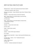 MRKT 345 FINAL EXAM STUDY GUIDE