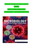 Test Bank for Microbiology for the Healthcare Professional 3rd Edition by VanMeter &vert; Actual Exam Questions with Verified Correct Answers &vert; 100&percnt; Guaranteed Pass A&plus; Guide