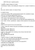  MCN 538 EXAM 3 GENERAL QUESTIONS WITH CORRECT ANSWERS