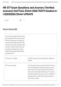 NR 577 Exam Questions and Answers &lpar;Verified Answers&rpar; &vert;&vert;ACTUAL EXAM 2026 TEST&excl;&excl; Graded A&plus; &vert; 2025&vert;2026 EXAM UPDATE