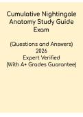 Cumulative Nightingale Anatomy Study Guide &ndash; Full Course Review PDF