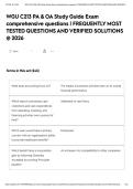 WGU C213 PA & OA Study Guide Exam comprehensive questions &vert; FREQUENTLY MOST TESTED QUESTIONS AND VERIFIED SOLUTIONS &commat; 2026