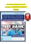 Radiologic Science for Technologists 12th Edition &lpar;Bushong&rpar; &ndash; Test Bank Chapters 1&ndash;40 Complete &vert; Instant Download