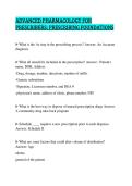 ADVANCED PHARMACOLOGY FOR PRESCRIBERS&colon; PRESCRIBING FOUNDATIONS 